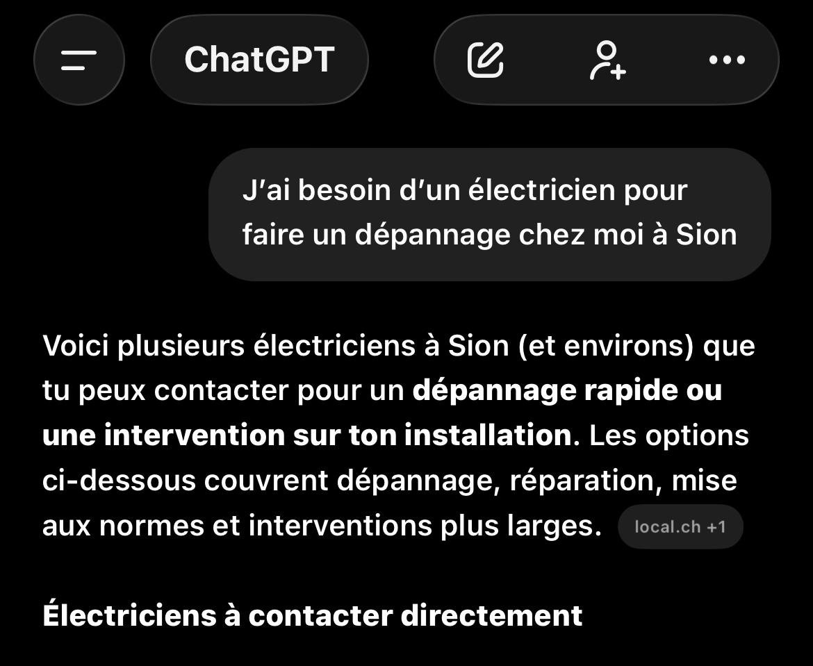 Compréhension IA d’une recherche gastronomique locale « entrecôte à l’ardoise Lausanne » avant recommandations